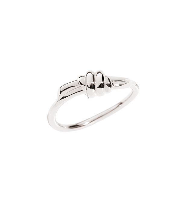 accessorio per amici anello aperto idea regalo misura regolabile AIUIN Anello in argento con nodo concentrico con tasca per gioielli
