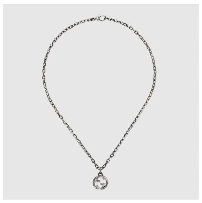 Gucci Collana argento Interlocking GG Pendant ref YBB45530700100U -  Gioielleria Passalacqua \u003e Shop Online