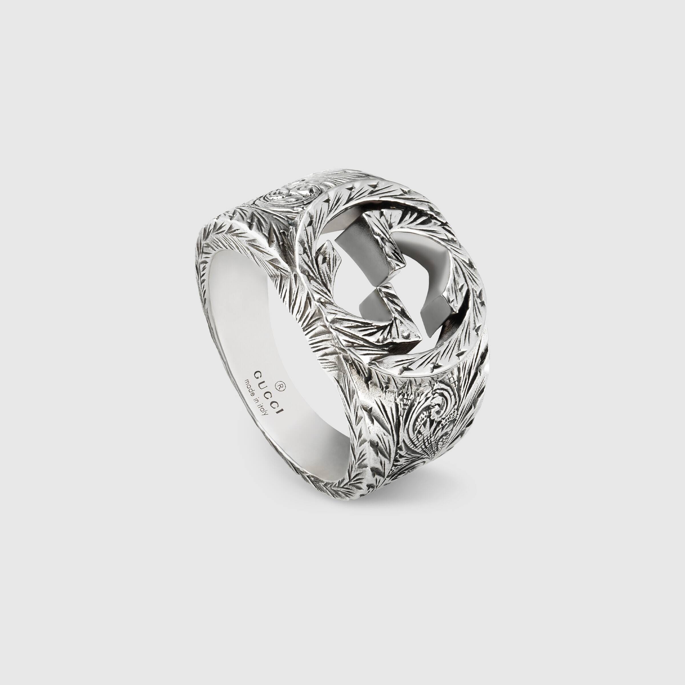 Gucci anello GG argento - Gioielleria Passalacqua \u003e Shop Online
