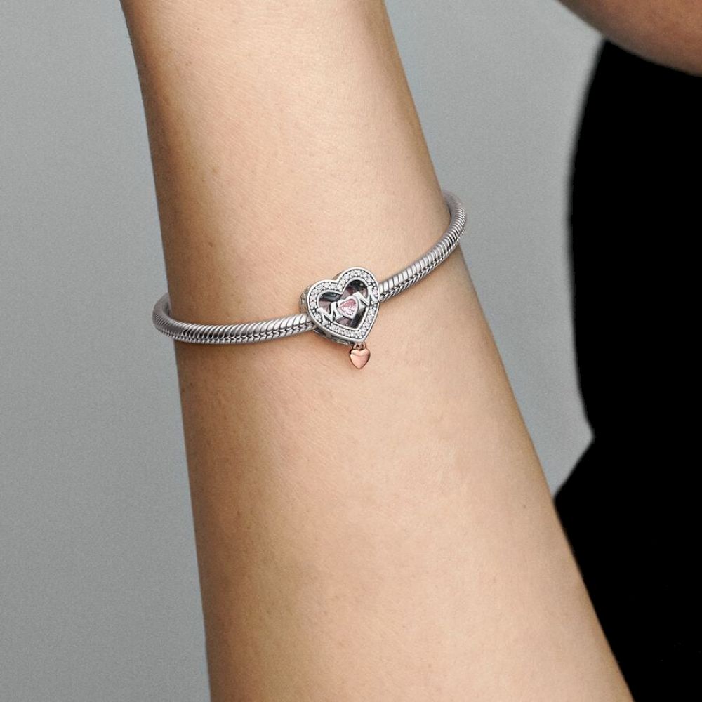 Anello pandora sales cuore pendente